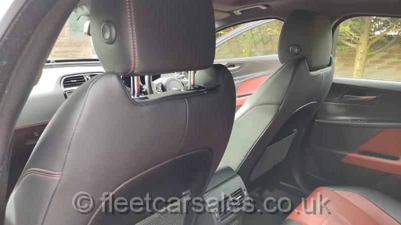 jaguar xe 2.0 d sport r black and red